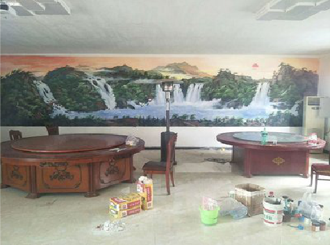 红安墙绘-写实风景