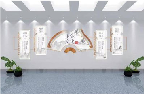 红安企业文化墙设计的核心要素。