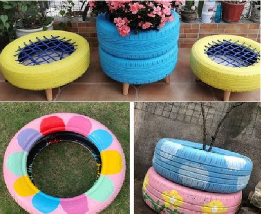 红安墙体彩绘-变废为宝