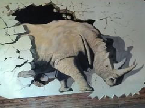 红安在墙绘中，如何绘制3D效果？